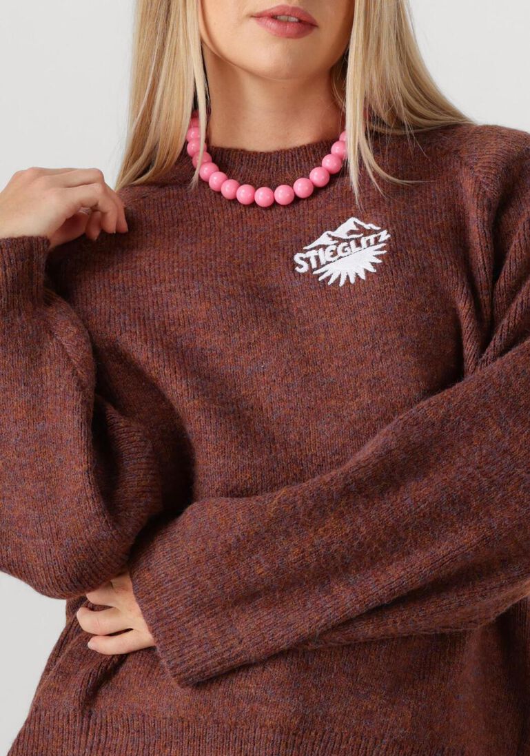bruine stieglitz trui melicia jumper