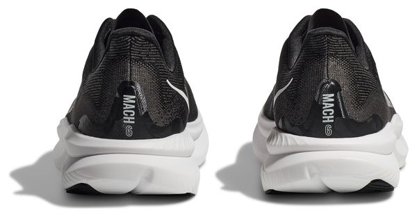 Chaussures Running Hoka Mach 6 Noir/Blanc Homme
