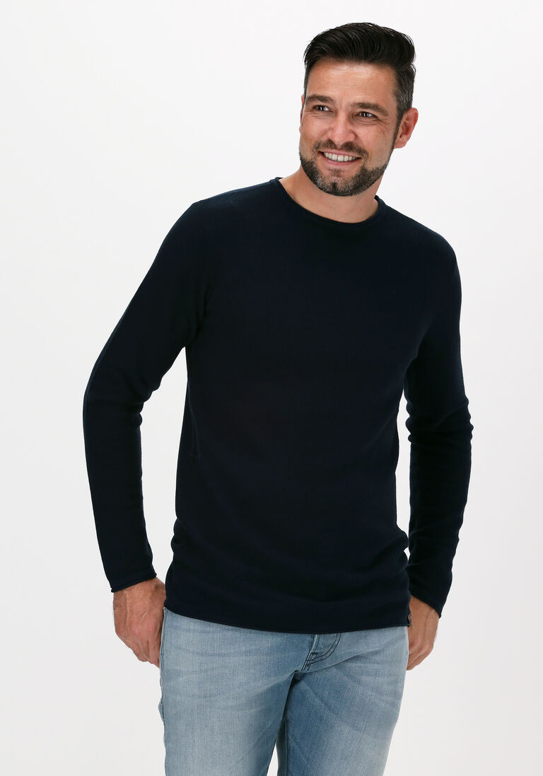 KULTIVATE blauwe kultivate trui kn melvin