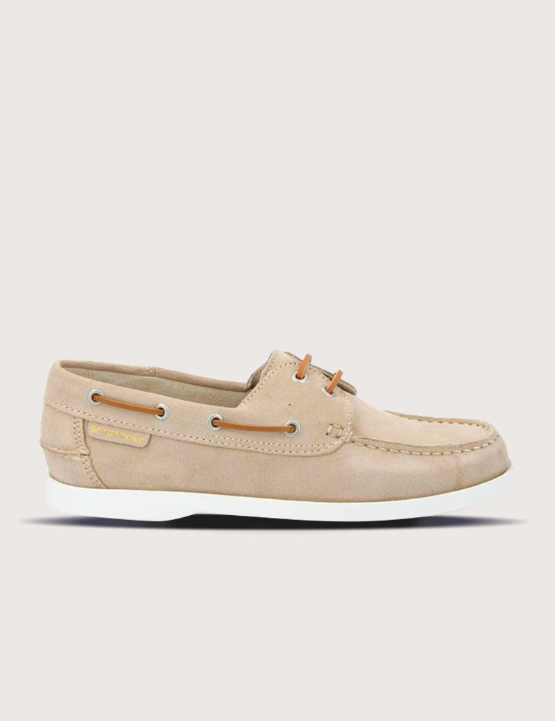 SCHMOOVE CHAUSSURES BATEAU SUÈDE BEIGES HOMME