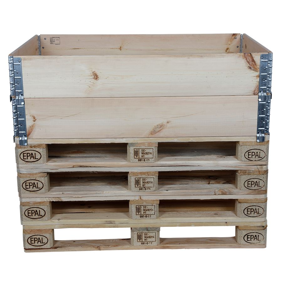 Grüner Jan Hochbeet-Rahmen stapelbar aus Holz 120x19x80cm Natur