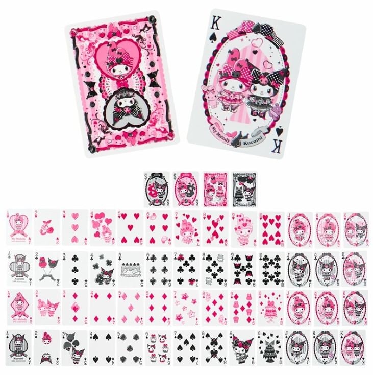 Sanrio - My Melody & Kuromi speelkaarten (My Melody 50e & Kuromi 20e verjaardag)