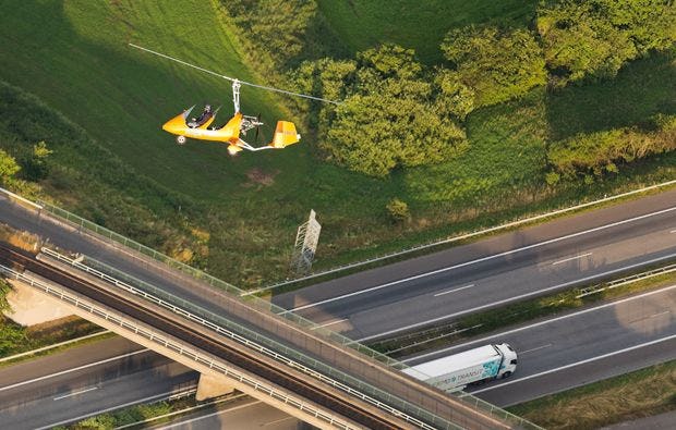 Tragschrauber-Rundflug ab Uetersen/Heist als Geschenk