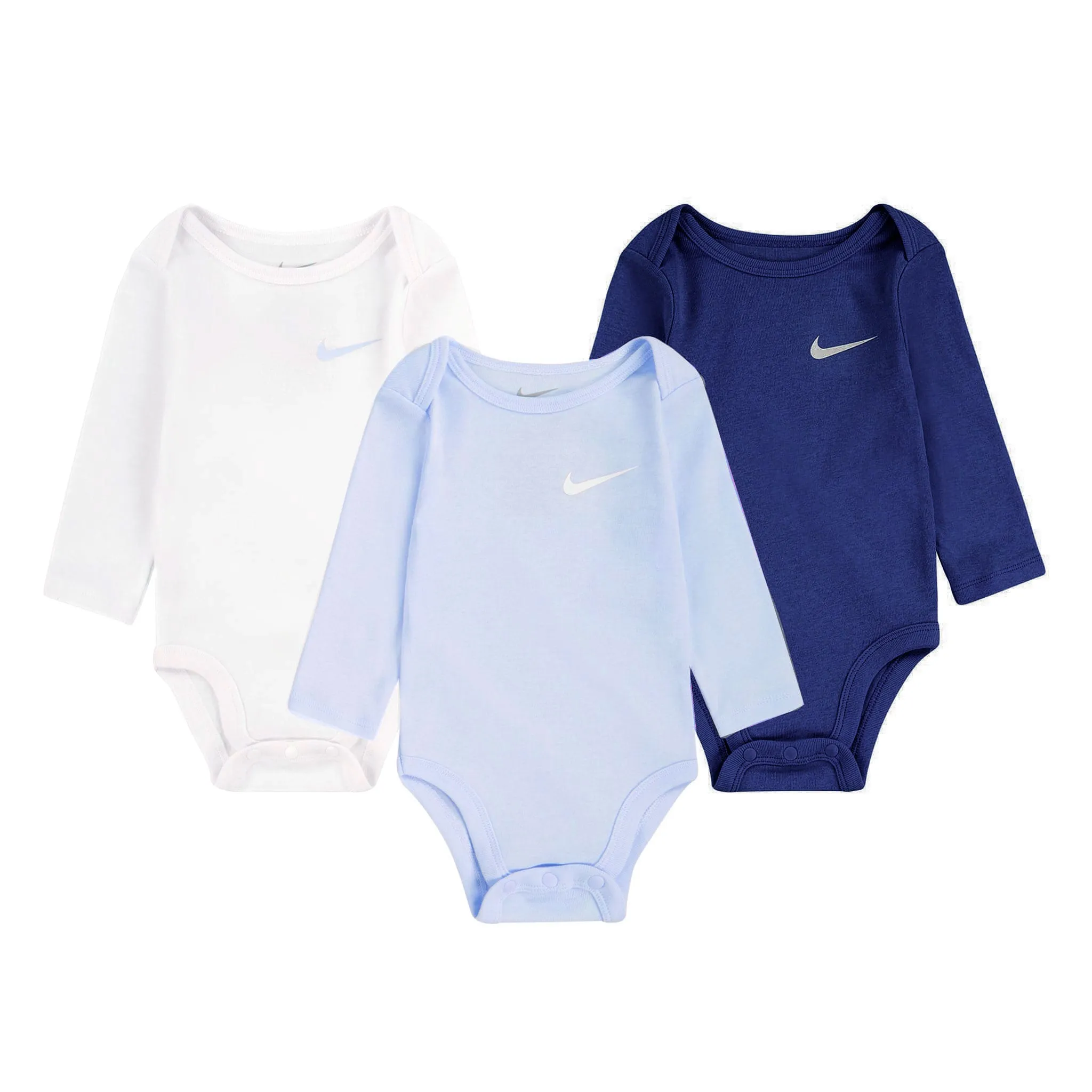 Nike Cache-Couche Manches Longues Paquet de 3 0-9mois