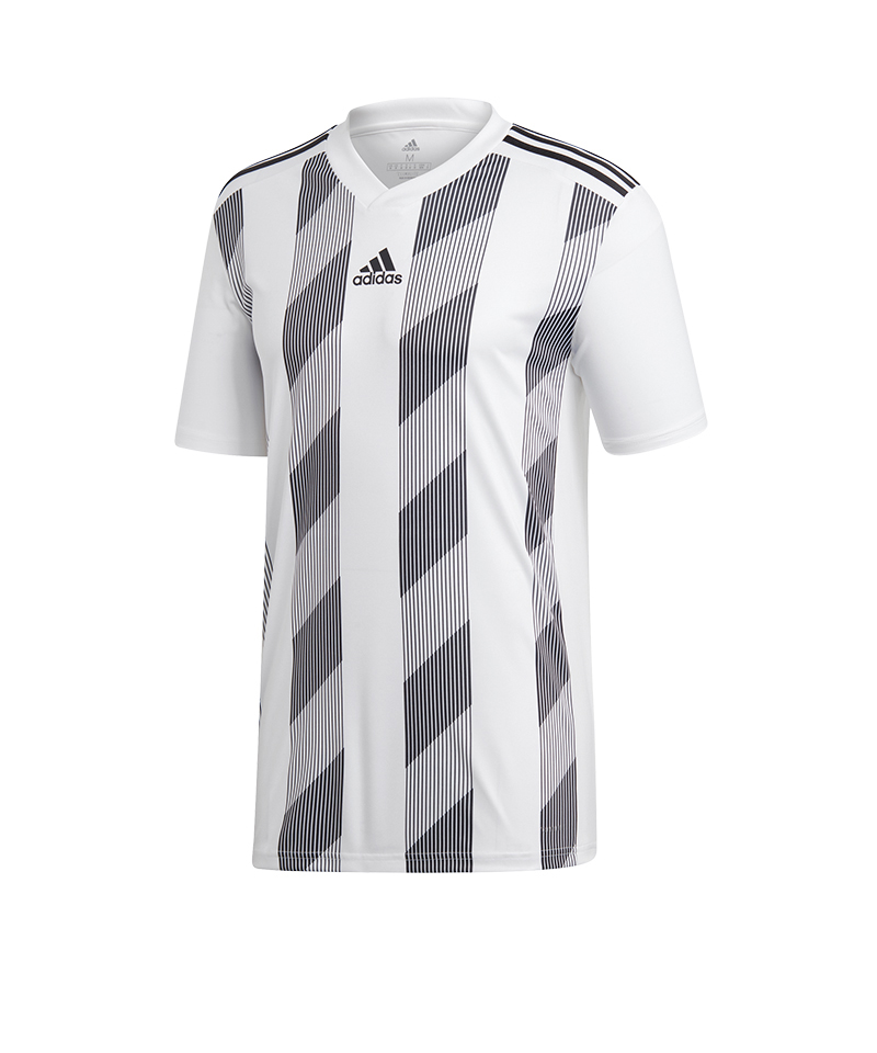 adidas Striped 19 Trikot kurzarm Kids Weiss