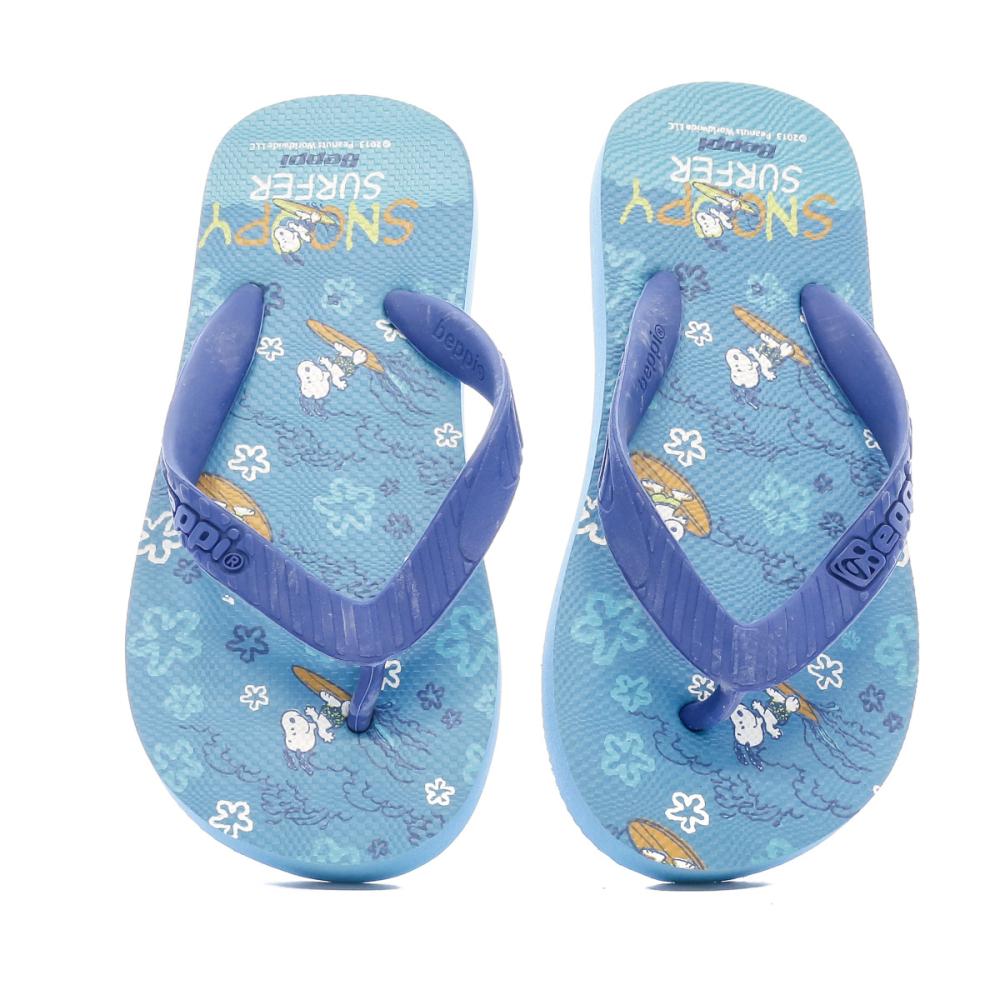 Beppi Tongs Bleu Garçon Beppi Slipper Snoopy
