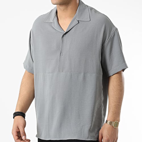 Chemise Manches Courtes FT-7002 Gris