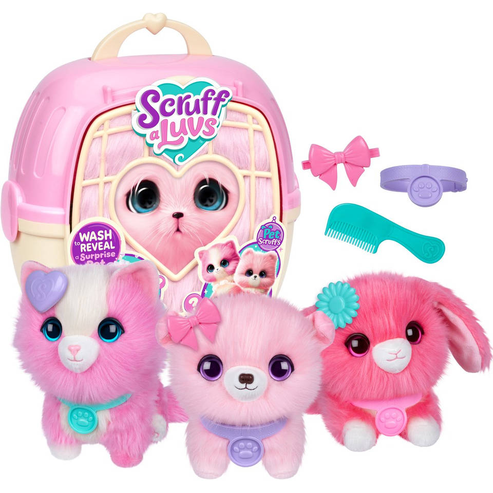 Scruff-a-Luv huisdier - roze