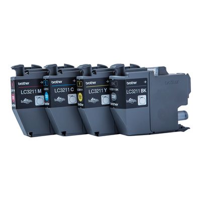 Brother LC3211 - pack de 4 - noir, cyan, magenta, jaune - cartouche d'encre originale