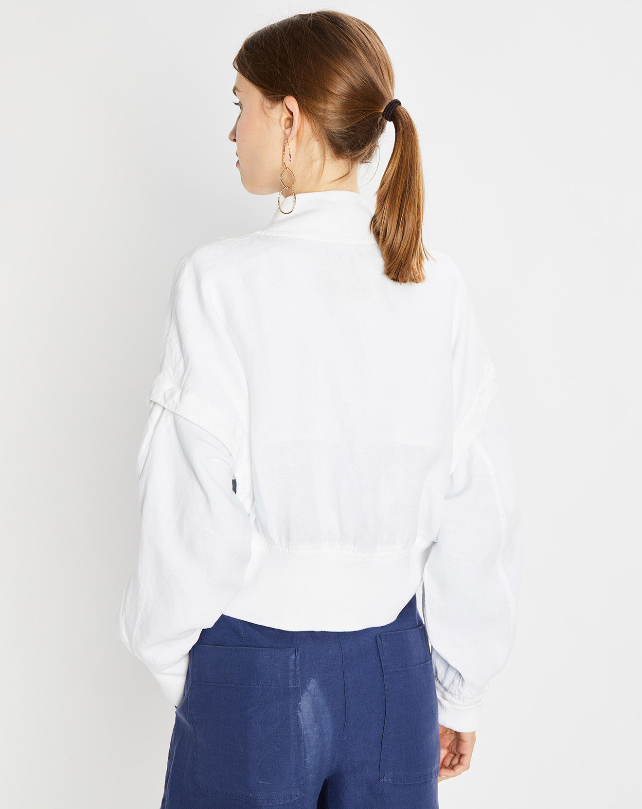 Marc O'Polo Bombers 100% Lin Kl blanc