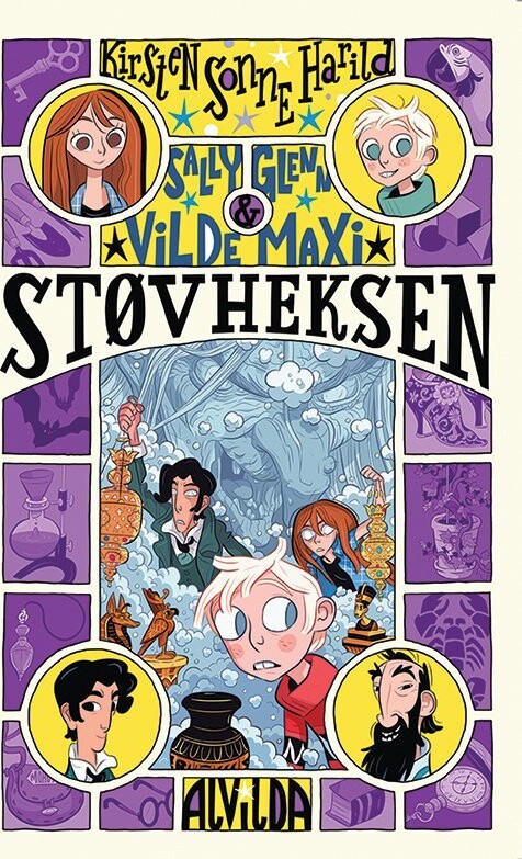 Sally, Glenn Og Vilde Maxi 5: Støvheksen - Kirsten Sonne Harild - Bog