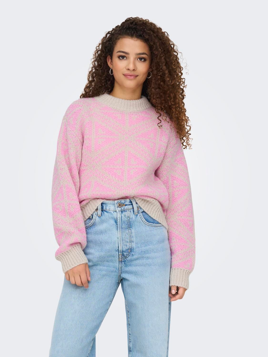 JDYKINSLEY Strickpullover Pumice Stone