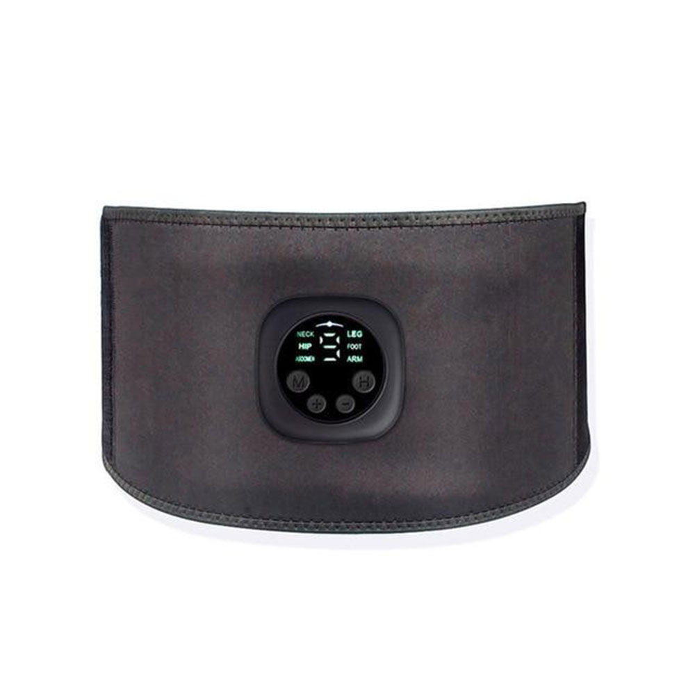 EMS Fitness Gürtel Vibrations Massagegerät - Schwarz