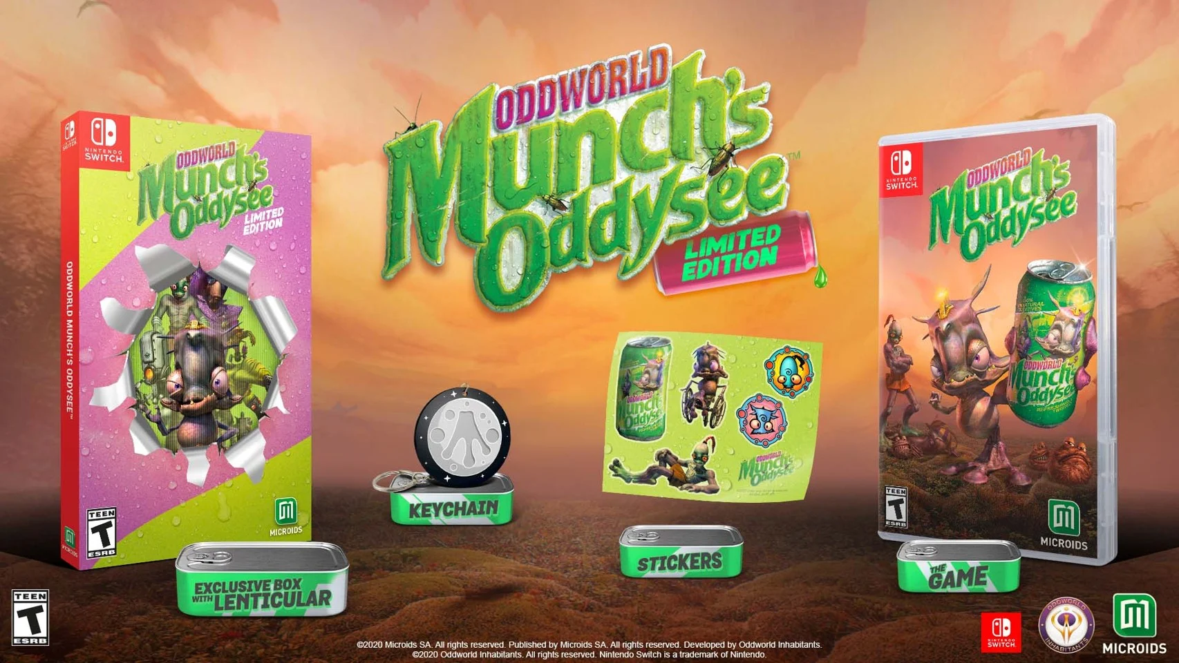 Oddworld Munch's Oddysee (Limited Edition)- Nintendo Switch