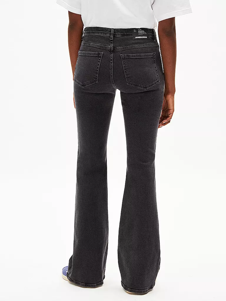 ARMEDANGELS Jeans Flared Fit ANAMAA schwarz
