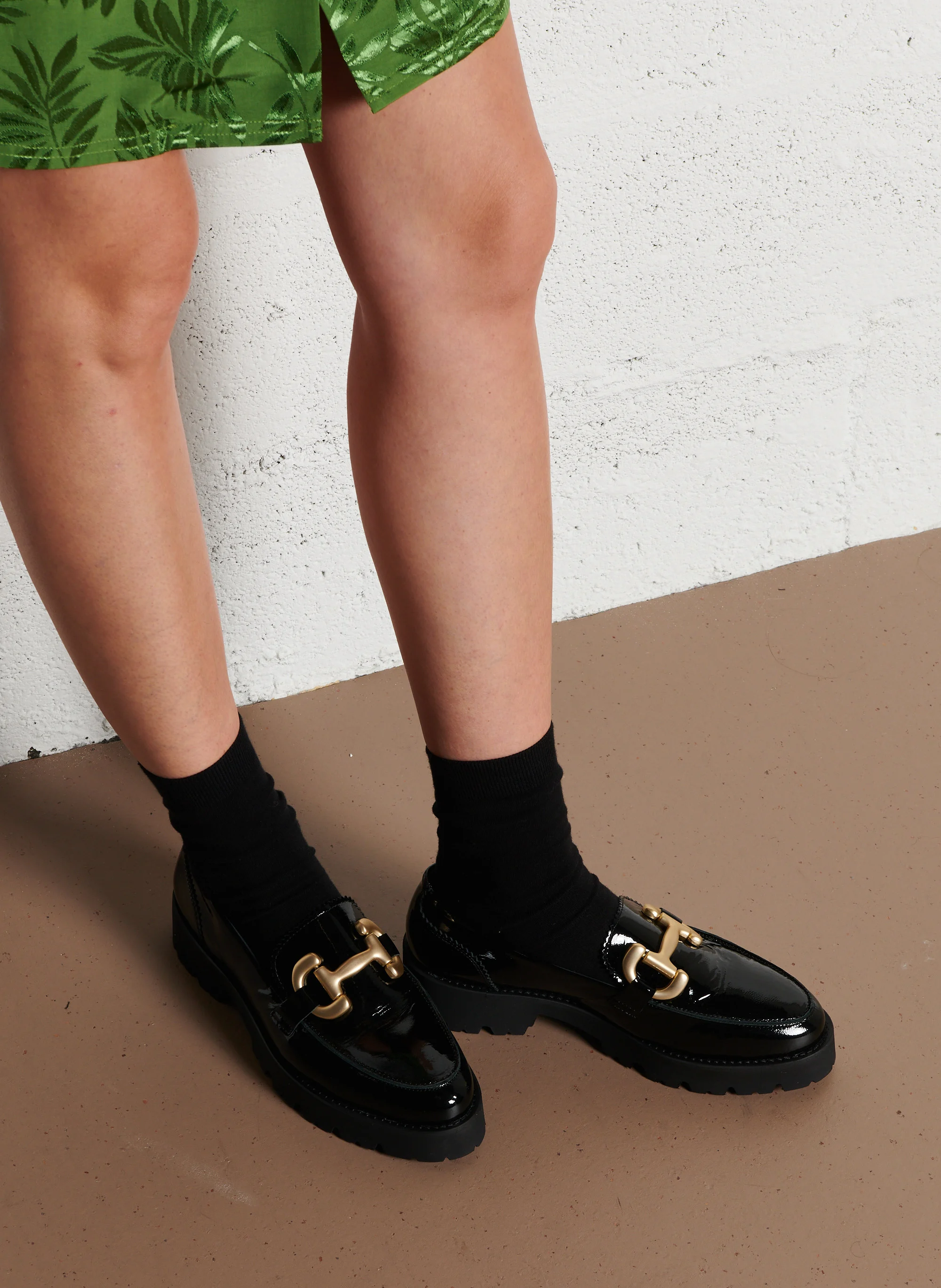 FRIVOLE - Mocassins en cuir | Noir