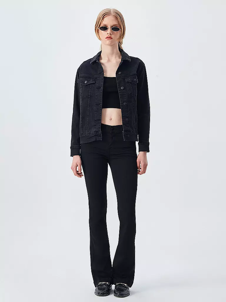 LTB JEANS Jeans Flared Fit FALLON schwarz