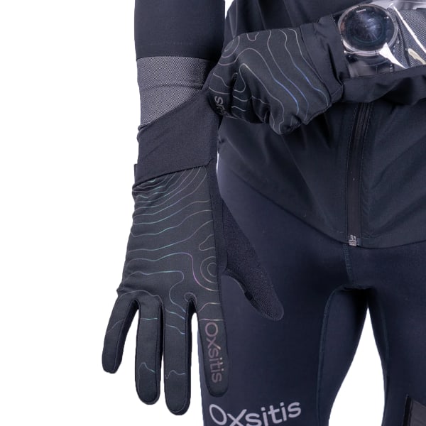 Gant running OXSITIS WP GLOVE BLACK BLACK