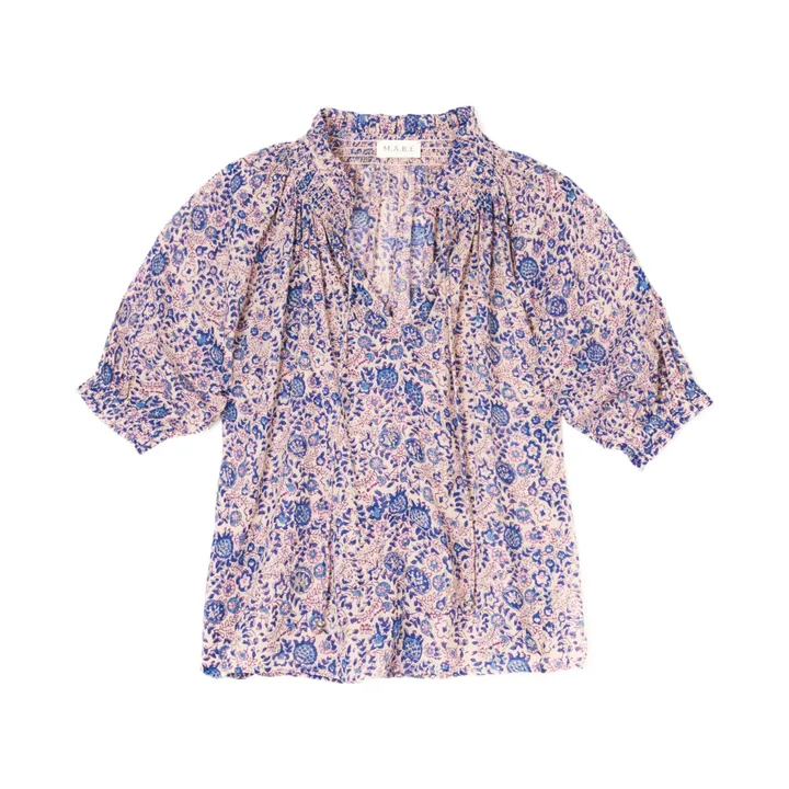 M.A.B.E. Blouse Manches Bouffantes Cass | Rose poudré