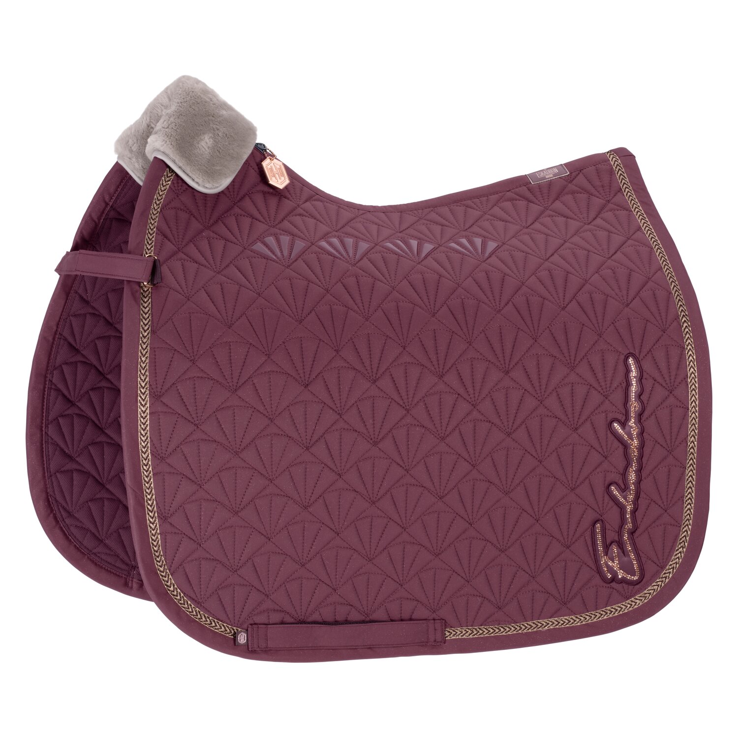 ESKADRON Heritage Schabracke Sparkle Peacock - cassis