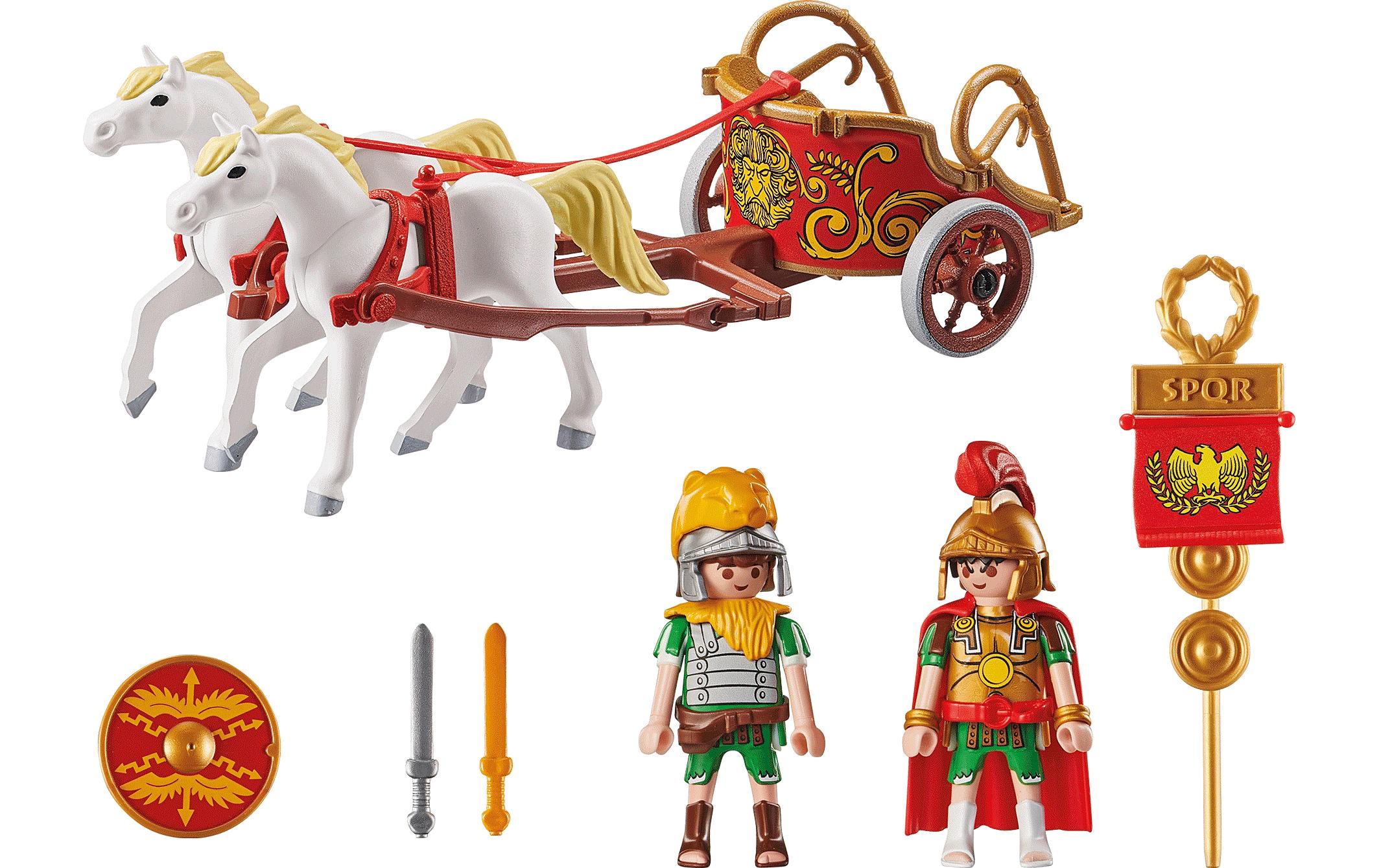Asterix Römischer Streitwagen 71543Liebevoll gestaltetes Spielzeugset