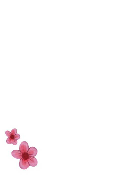 Greetz | Moederdagkaart | Roze bloemen
