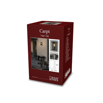 Konstsmide wandlamp Carpi vierkant