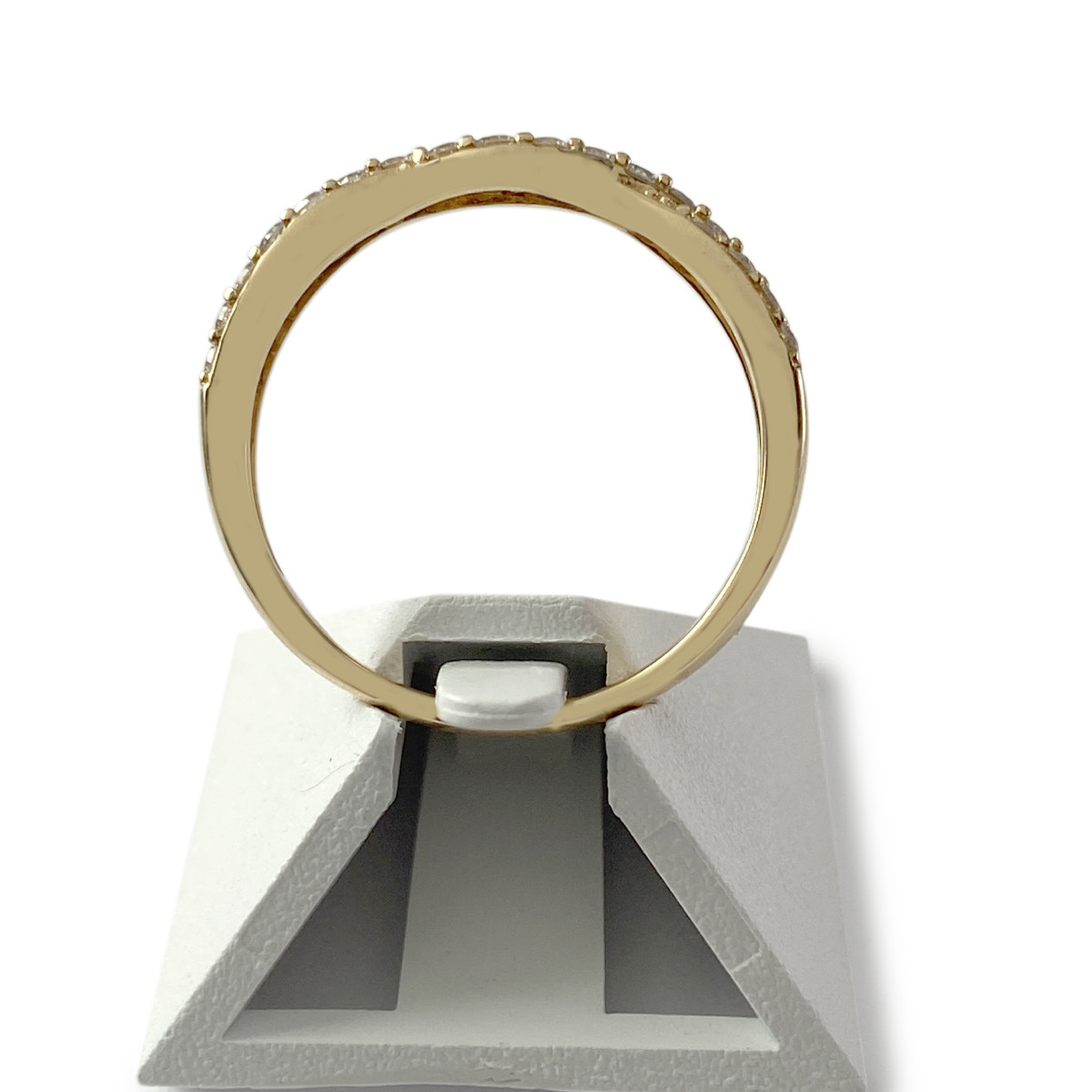 Bague d'occasion or 750 jaune diamants