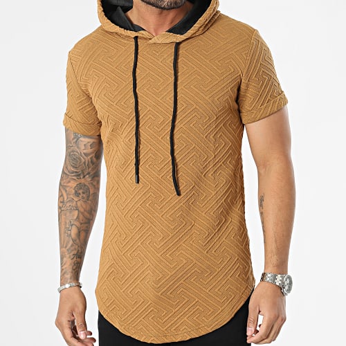 Tee Shirt Capuche Oversize Camel Renaissance