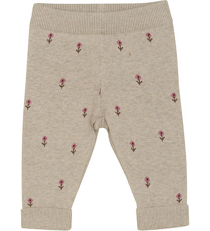 Minymo Hosen - Strick - Brown Melange