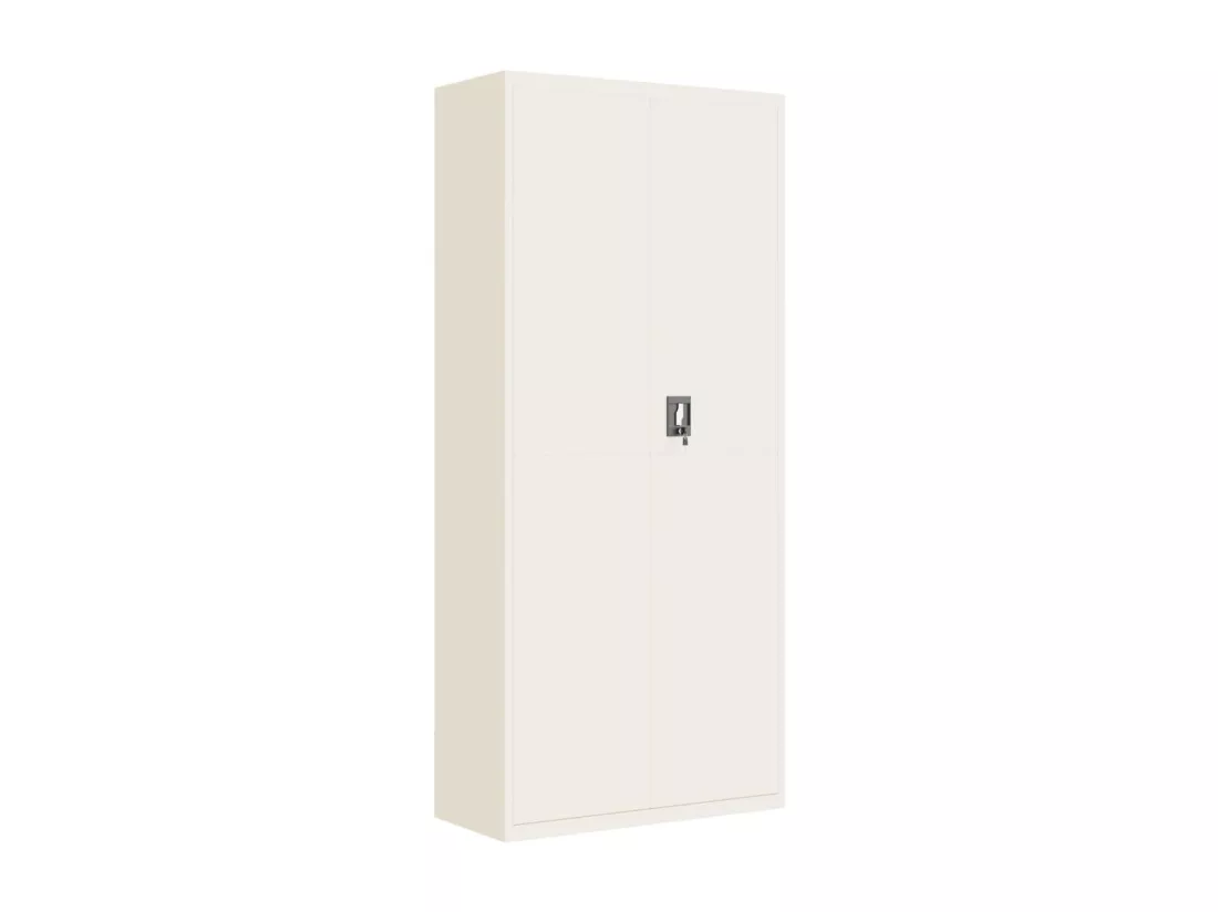 Classeur blanc 90x40x200 cm acier