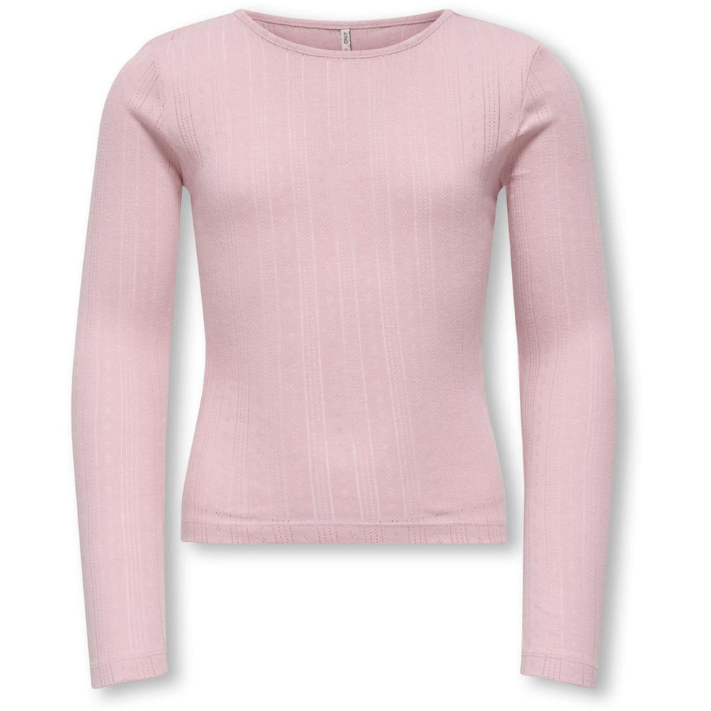 Køb kids ONLY Bleached Mauve Kogsalsa Life L/S O-Neck Top Jrs
