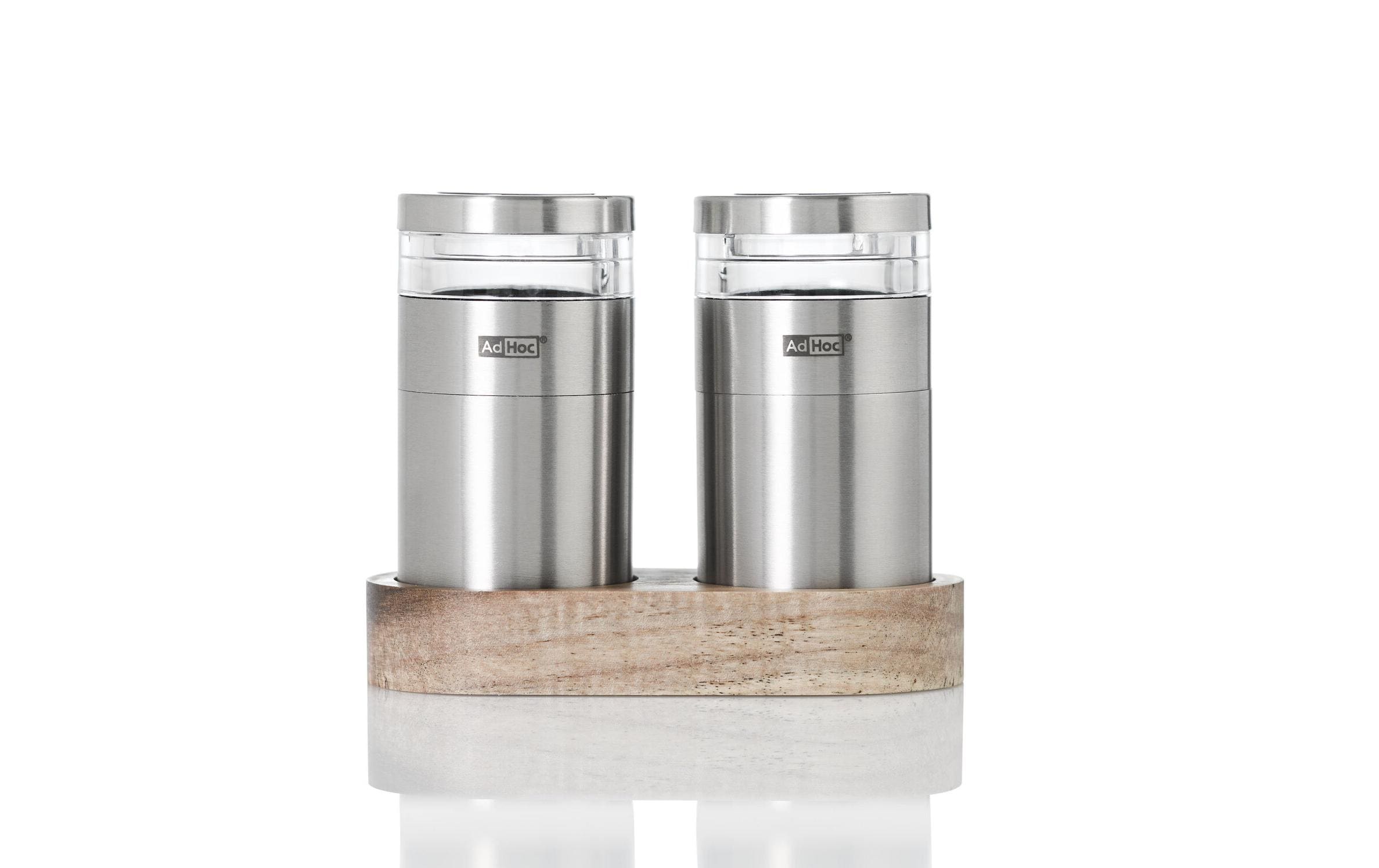 Salz- und Pfeffermühle Menage Molto 9.5 cm, SilberPfeffer- und Salzmühle-Set