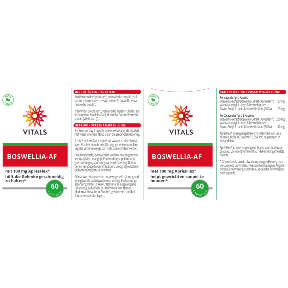 Vitals Boswelia Af 60 capsules