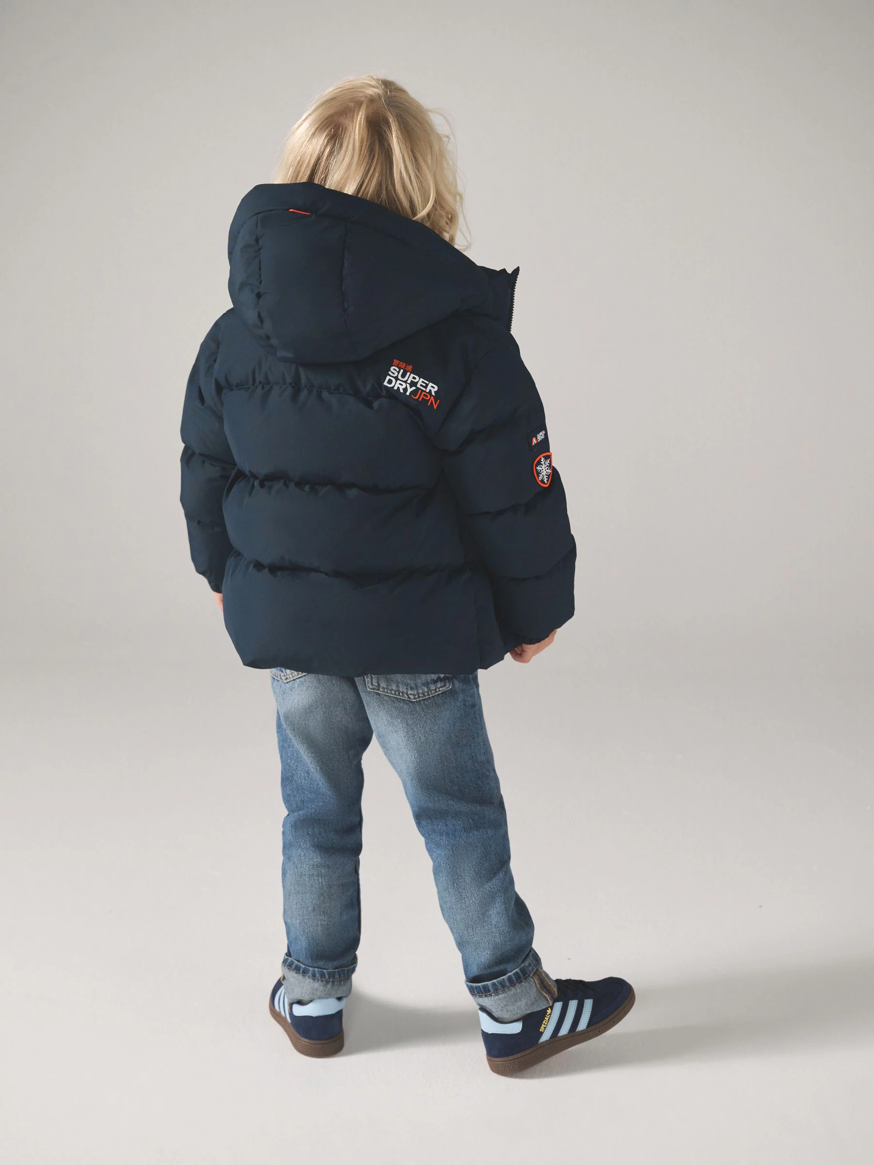 Marineblauw - Superdry Sports pufferjas