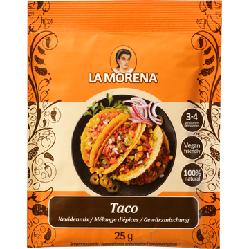 La Morena Taco Kruidenmix 25g