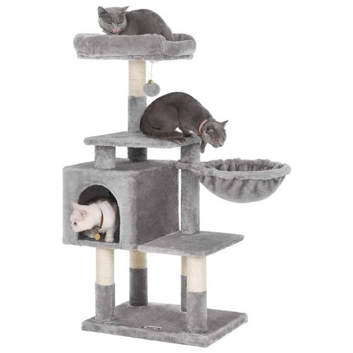 Arranhador cinza para gatos