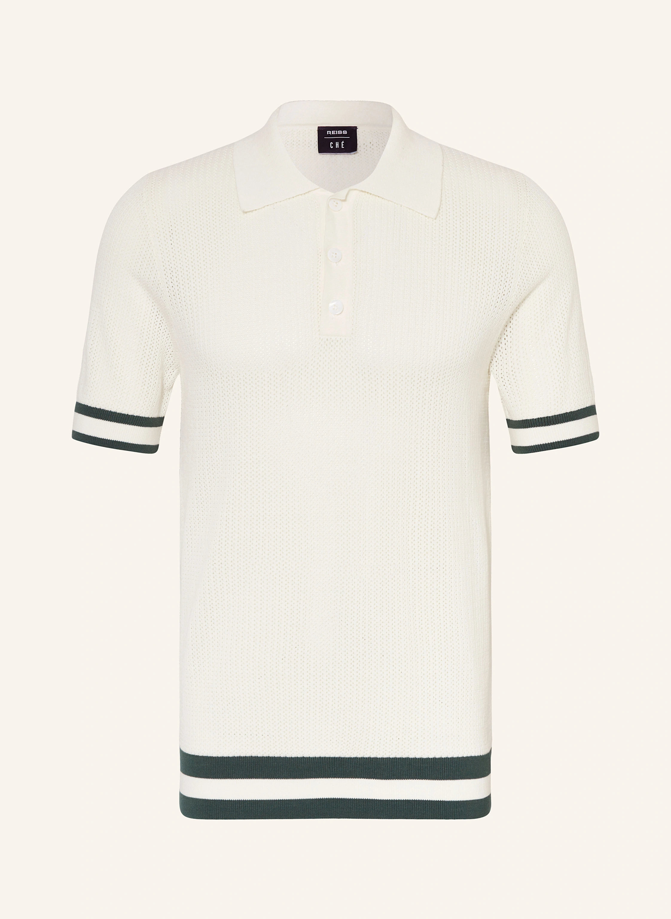 REISS Strick-Poloshirt QUINN