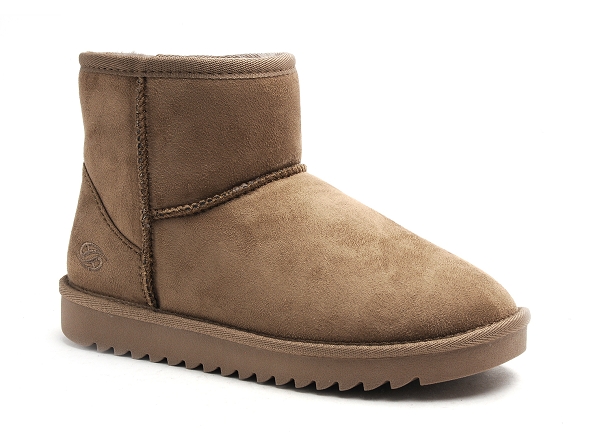 Dockers boots bottine plates femme 49il305 marron