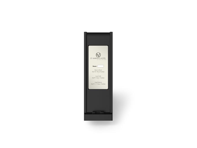 snom Tischtelefon HD300A, Analoges Hoteltelefon Schwarz Das HD300A verfügt über ein modernes, schlankes Design, dass sich in Umgebung einfügt