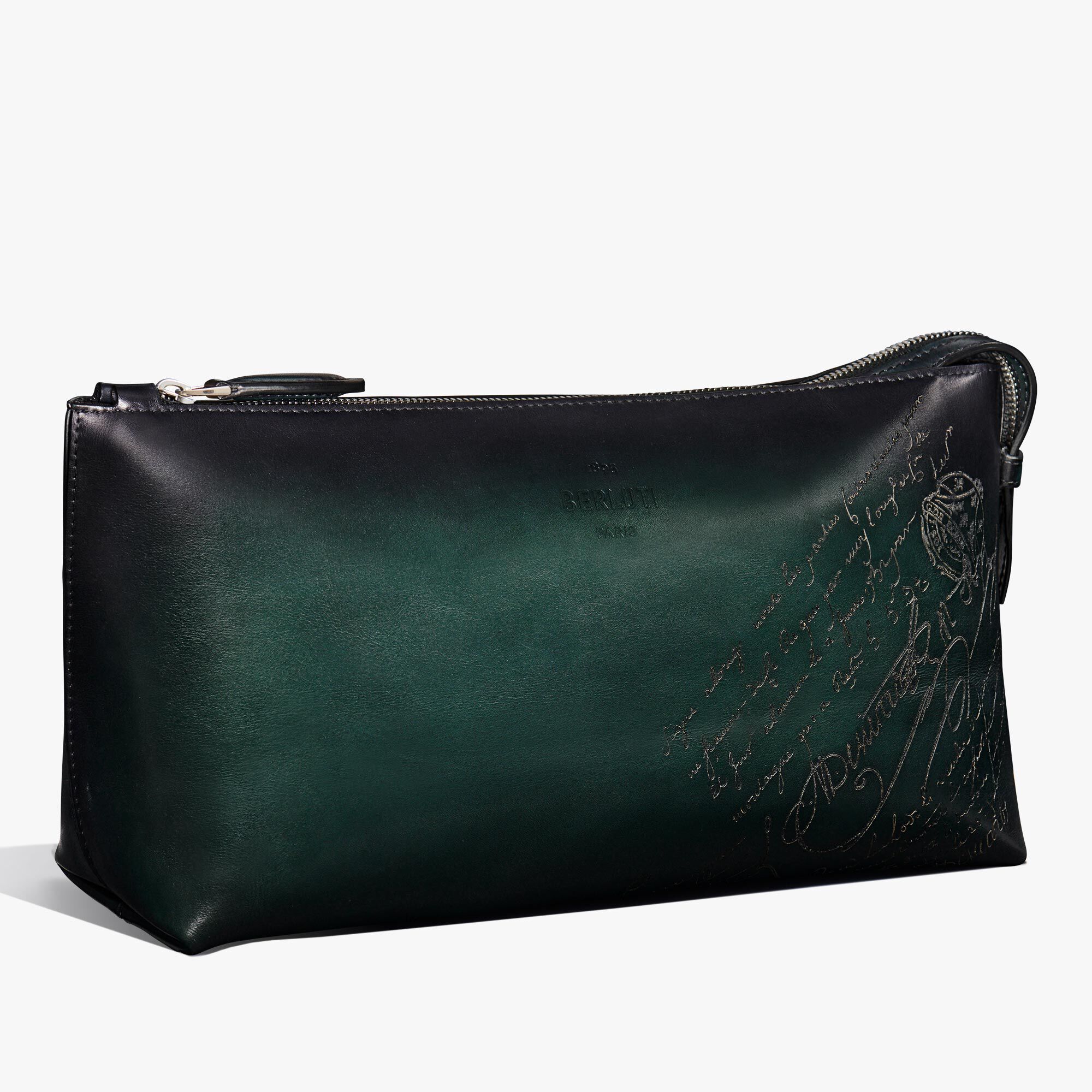 Trousse De Toilette Ivy En Cuir Scritto Swipe