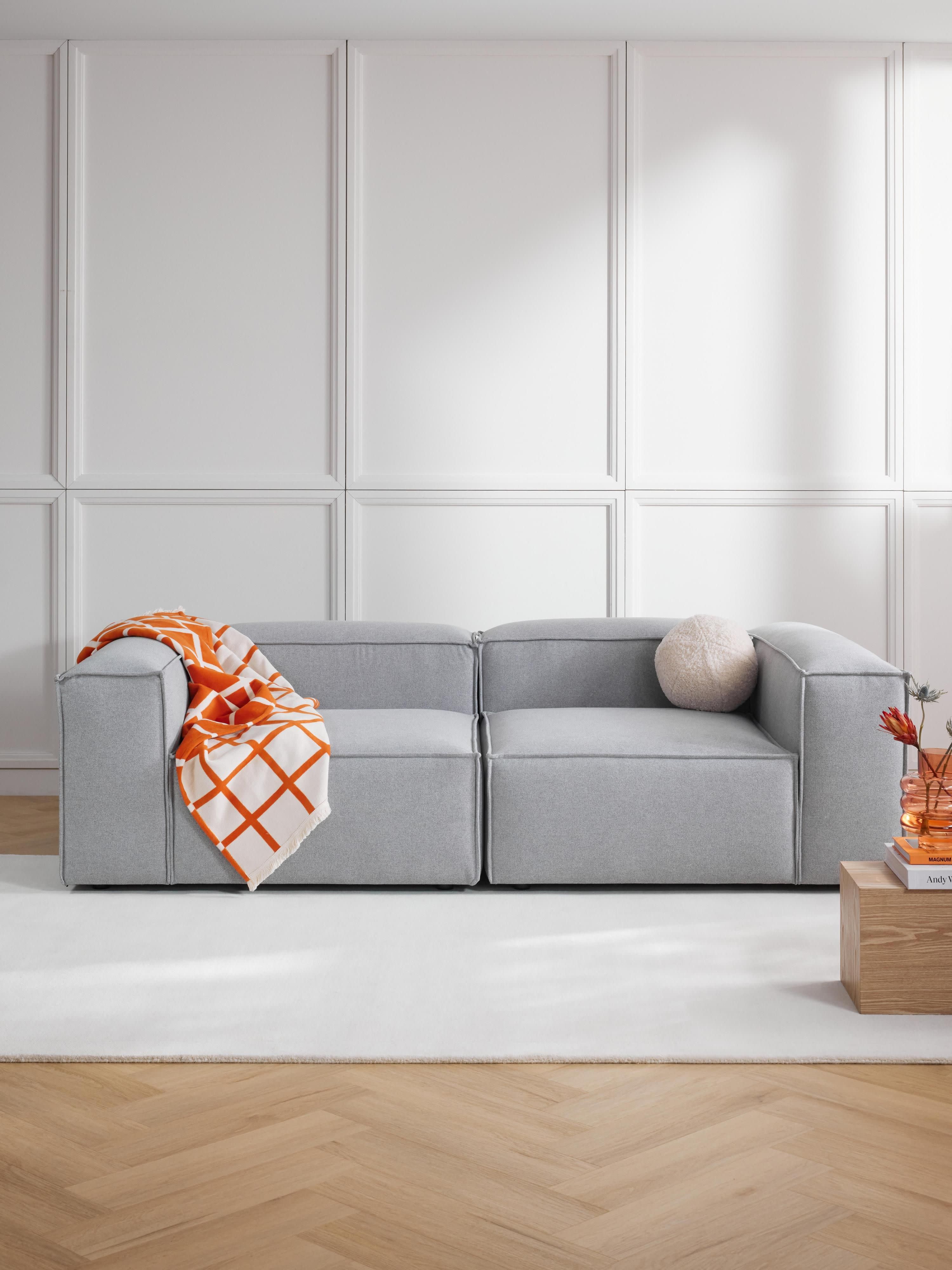 Geruite zachte katoenen plaid Edison met franjes