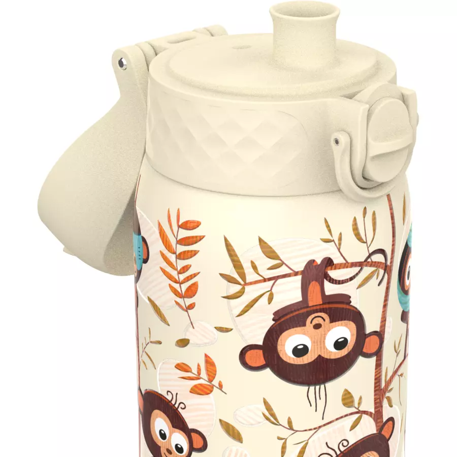 ion8 Kinder-Wasserflasche Edelstahl 400 ml beige