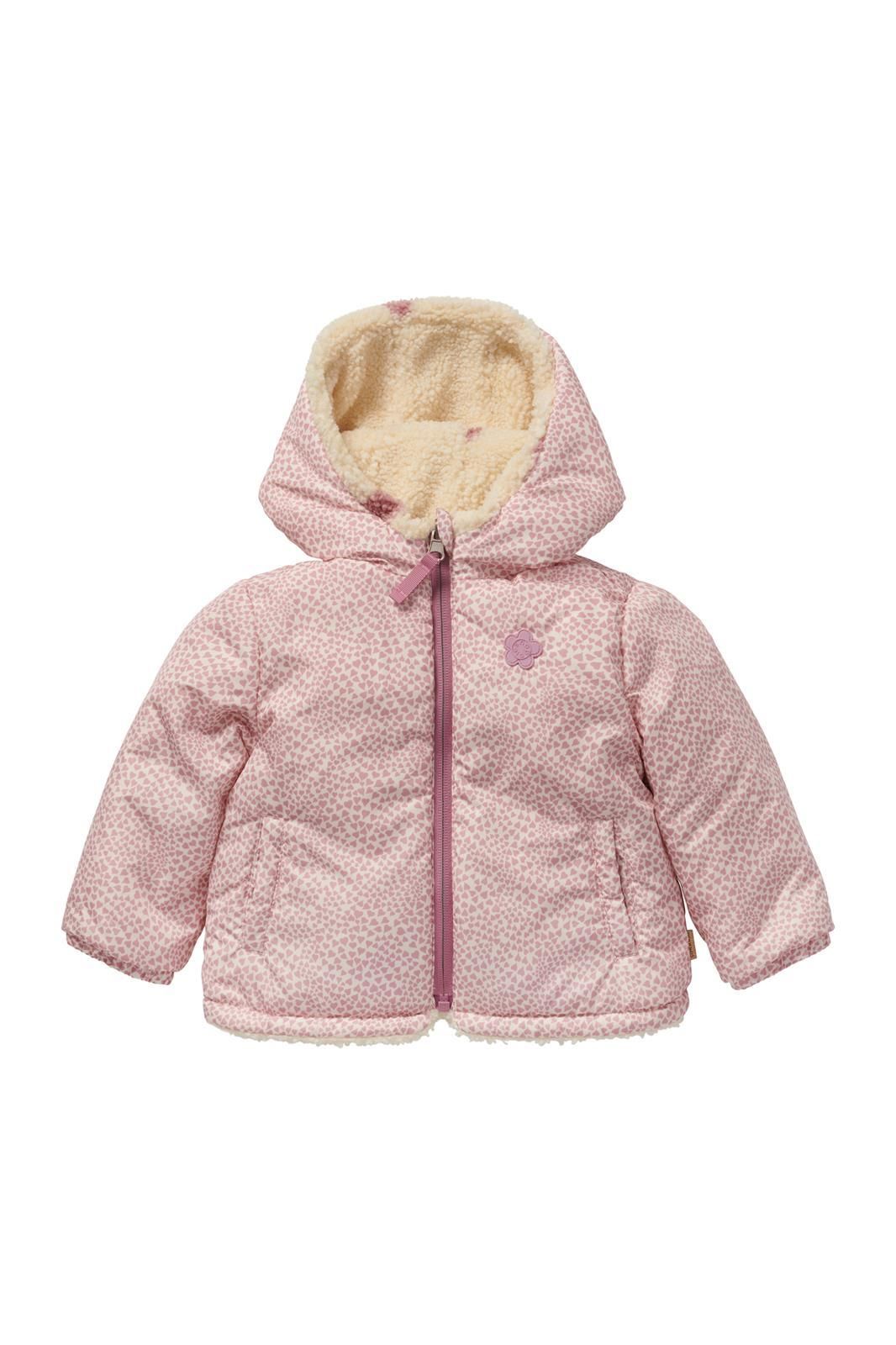Noppies Baby Winterjas Maplegrove - Reversible - Salsa