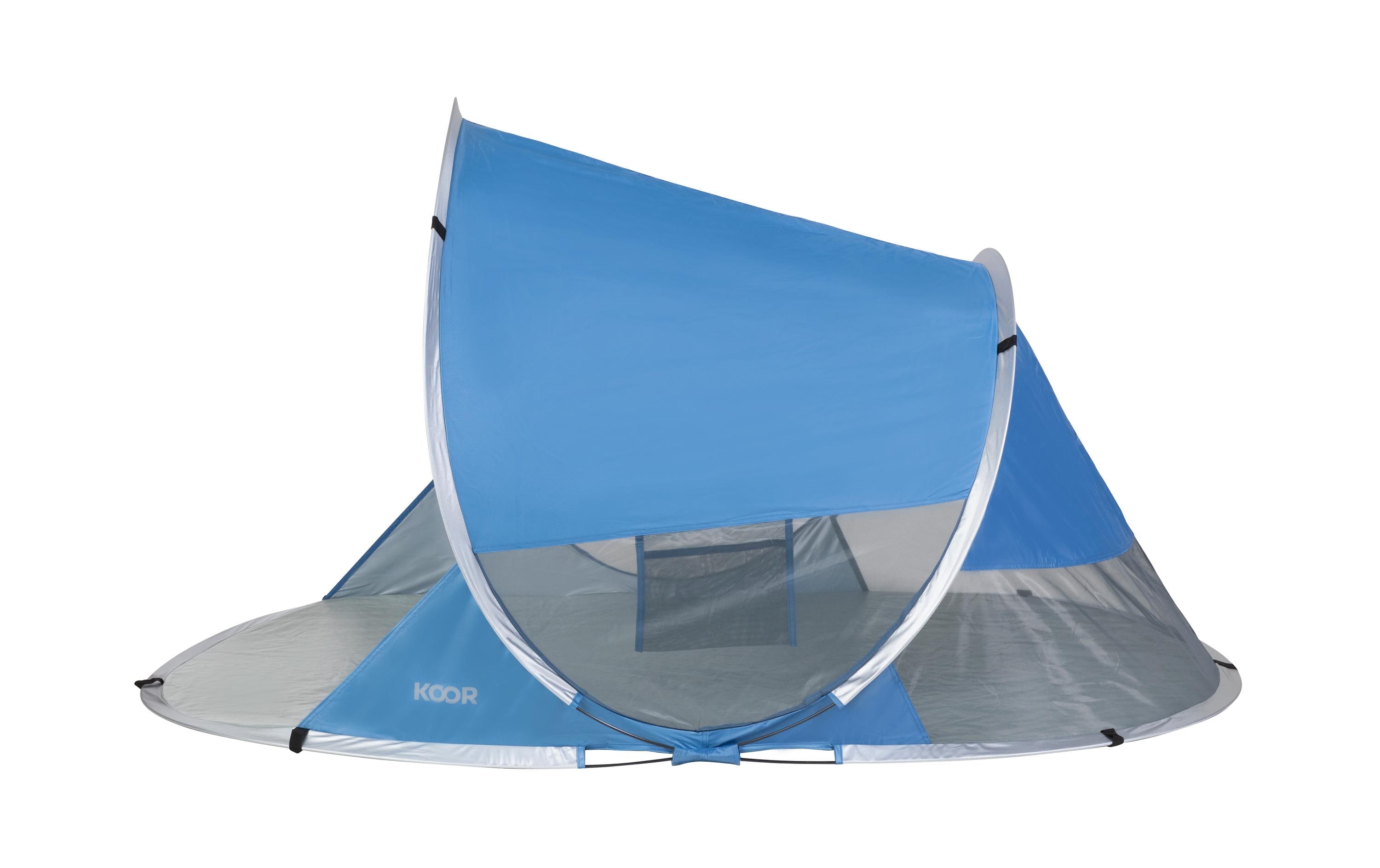 Strandzelt Pop-Up M, BlauStrandmuschel schützt vor Sonne, Wind und leichtem Regen