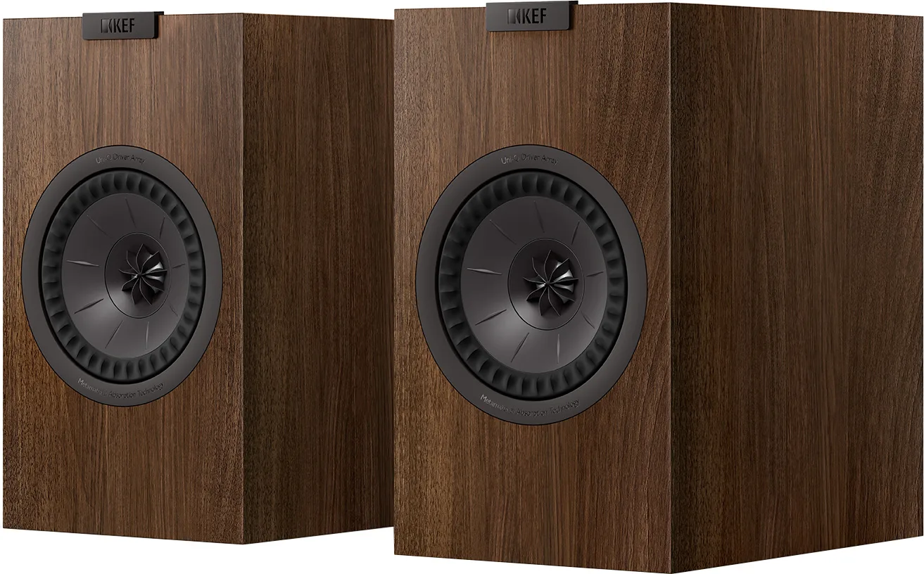 KEF Q1 Meta Noyer (la paire) Enceintes bibliothèque