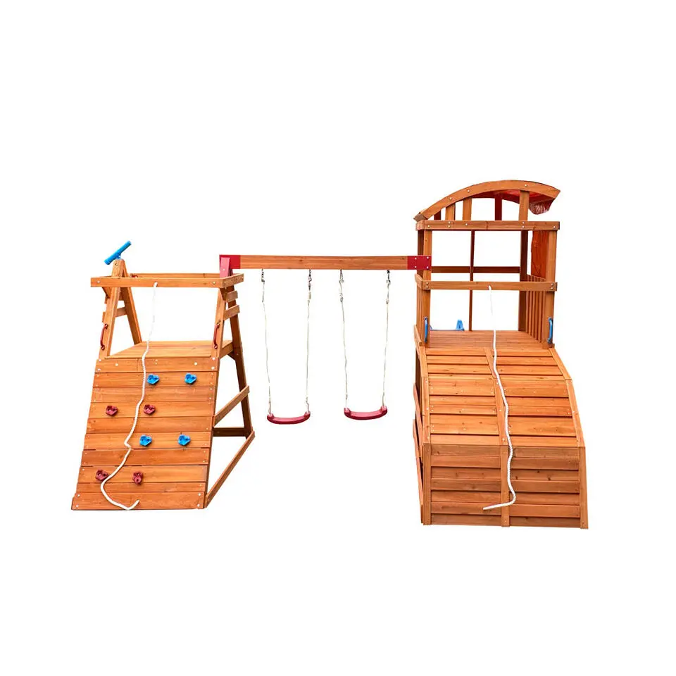 HOME DELUXE speeltoren met dubbele schommel NIA - 420 x 280 cm