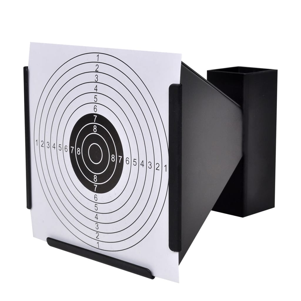 Suporte para Alvos de Armadilha de Chumbinho Vidaxl 14cm + 100 Alvos de Papel
