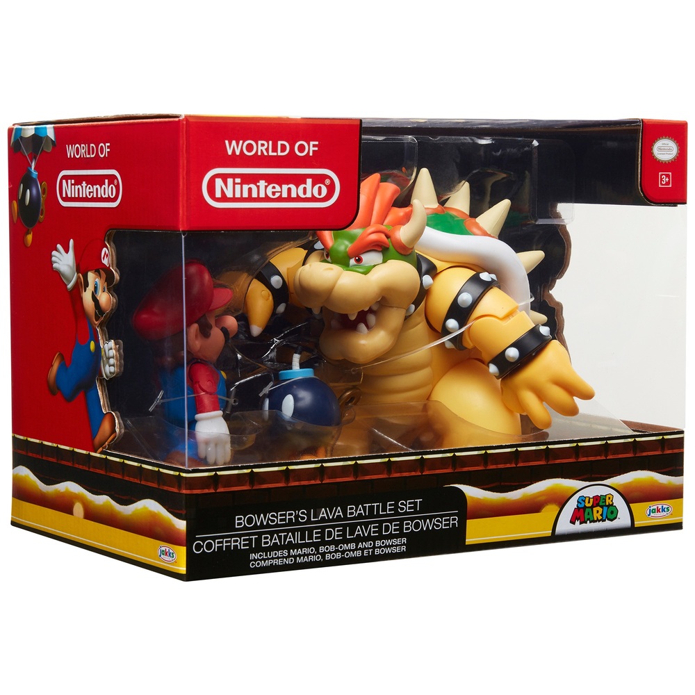 Nintendo Super Mario Bowser's Lava Battle Set