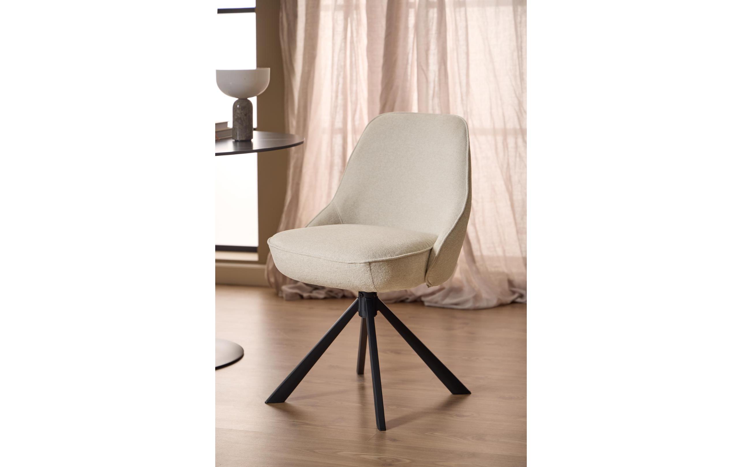 Stuhl Carlton 2 Stück, Beige<br>Esszimmerstuhl mit ergonomischem Sitz